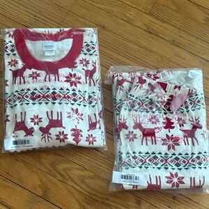 *Hanna Andersson Red Organic Cotton Set* Dear Deer